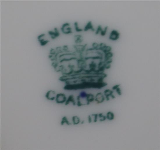 A Coalport composed part dessert service, c.1900, 23cm - 30.5cm